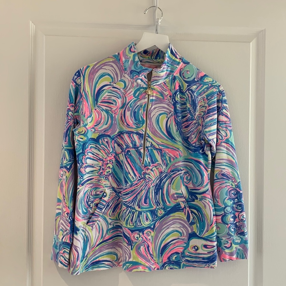 Lilly Pulitzer Skipper Popover SPF 50+, Sz S